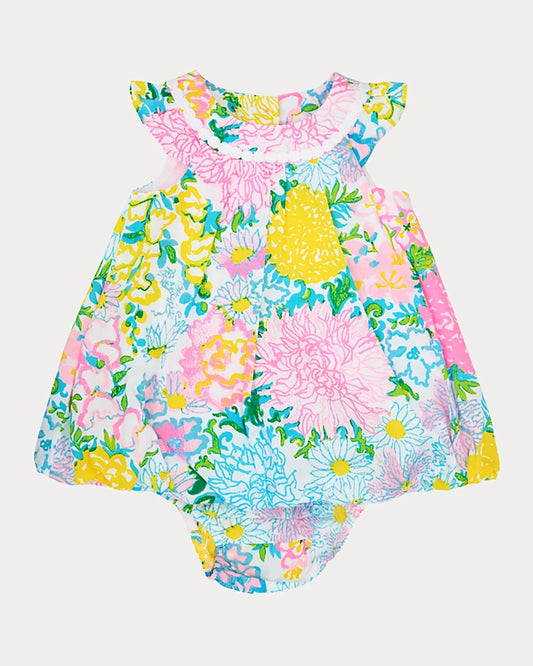 Baby Paloma Bubble Dress - Multi Lilly Garden