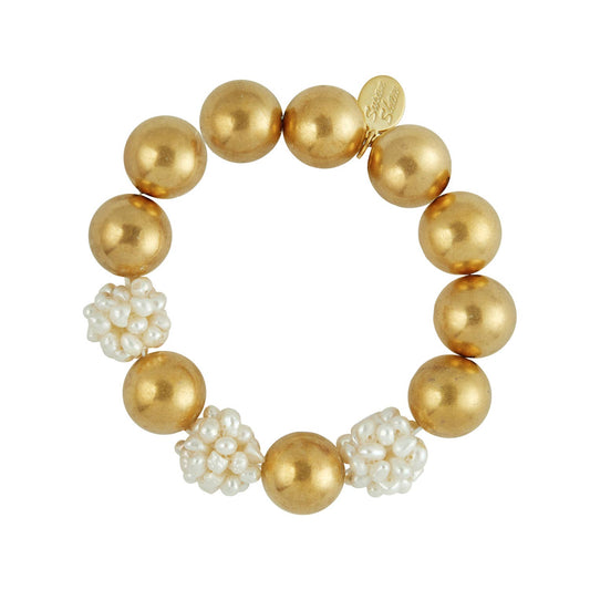 Margaret Bracelet - Pearl Cluster