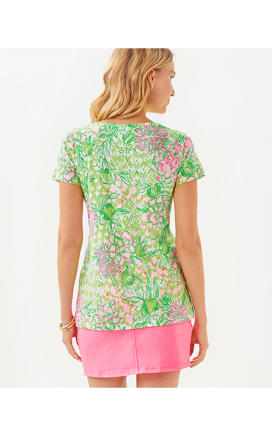 MEREDITH TEE - FAUNA GREEN - LIME FEELING GOOD