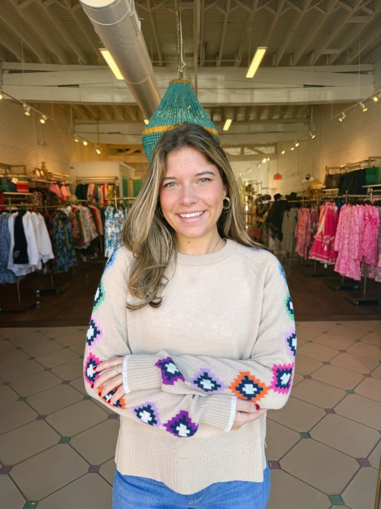 Madison Fair Isle Sweater - Chai