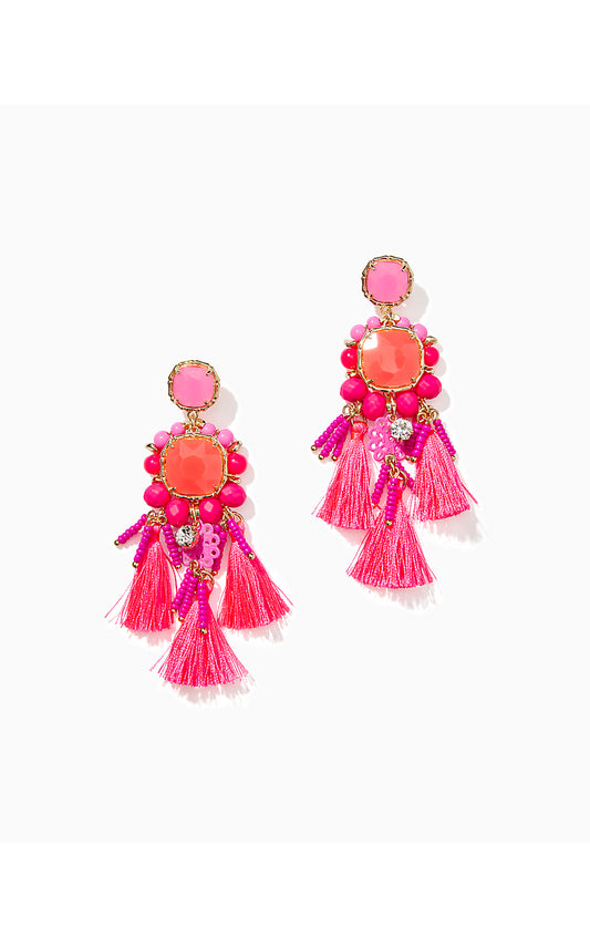 WATERSIDE EARRINGS - KITSCHY CORAL -  - 1 SZ