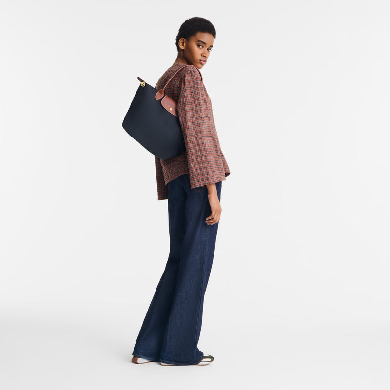 LE PLIAGE MED SHOULDER TOTE- BLACK