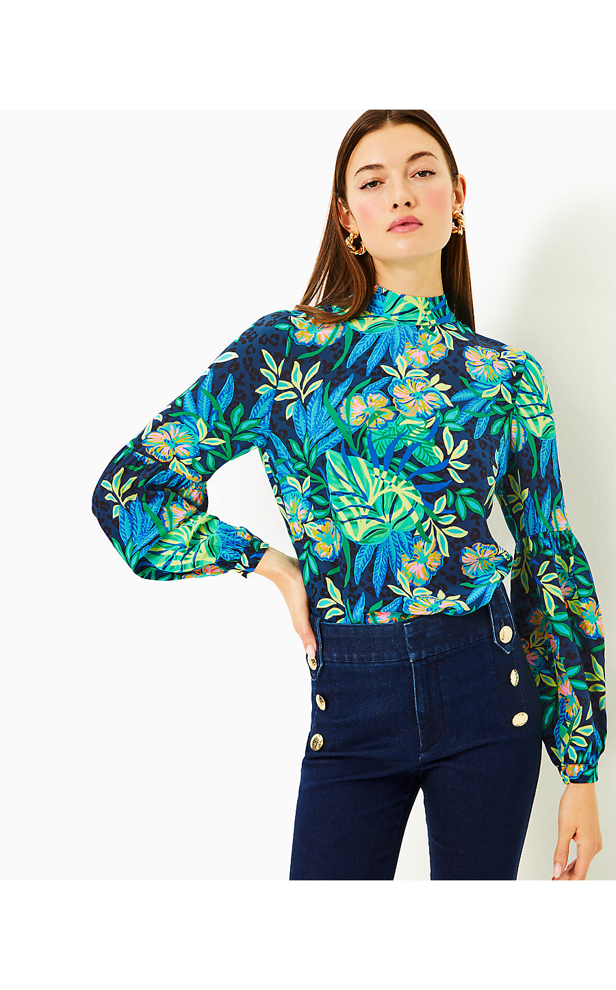 WITAKER SILK TOP - MULTI - THE HOTTEST SPOT