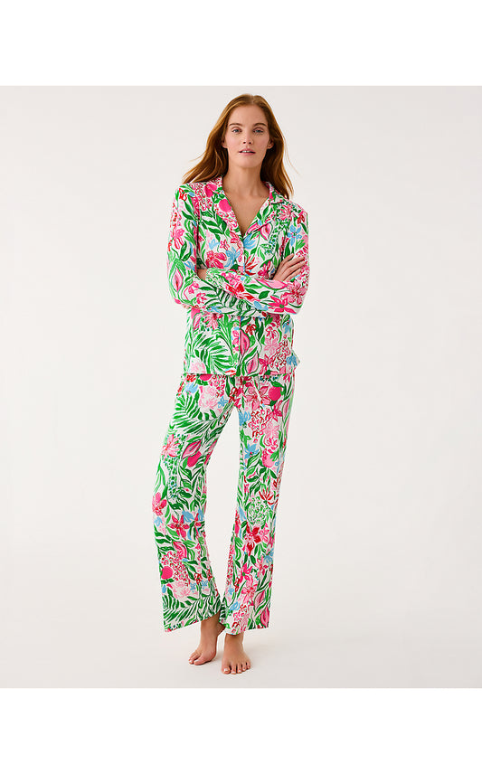 PJ KNIT PANT - MULTI - GLOWING GARDENS