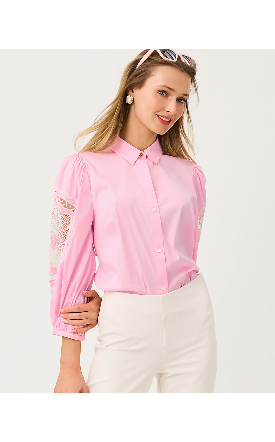 THE FLOWER LACE LILLY SHI-OLEANDER PINK