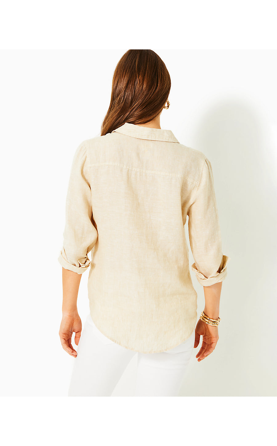 SEA VIEW BUTTON DOWN - SAND BAR