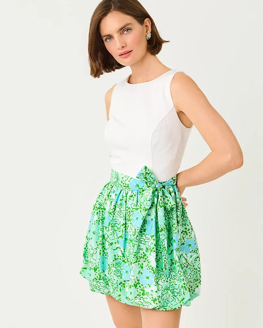 ROSEMARY SKIRTED ROMPER - MINT CONDITION - BURST OF JOY