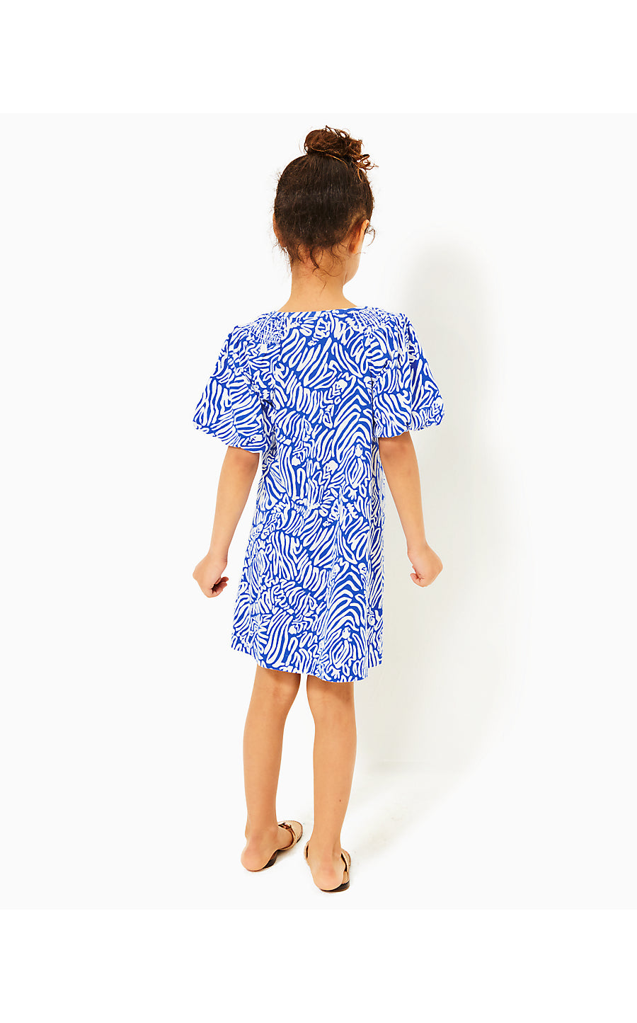 MINI ROSEN DRESS - MARTINIQUE BLUE - ZEE BEBE