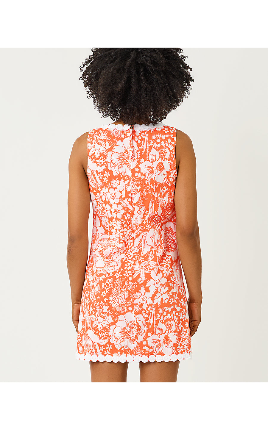 ROMEY SHIFT ROMPER - SUNSET ORANGE - BUDDING ROMANCE