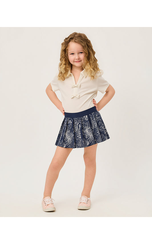 MINI FRIDA SLEEVED POLO - COCONUT