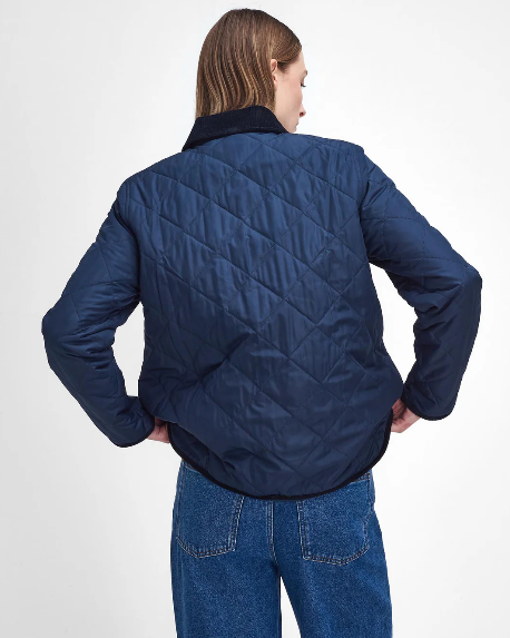 ISABELLA QUILTED JACKET - NAVY