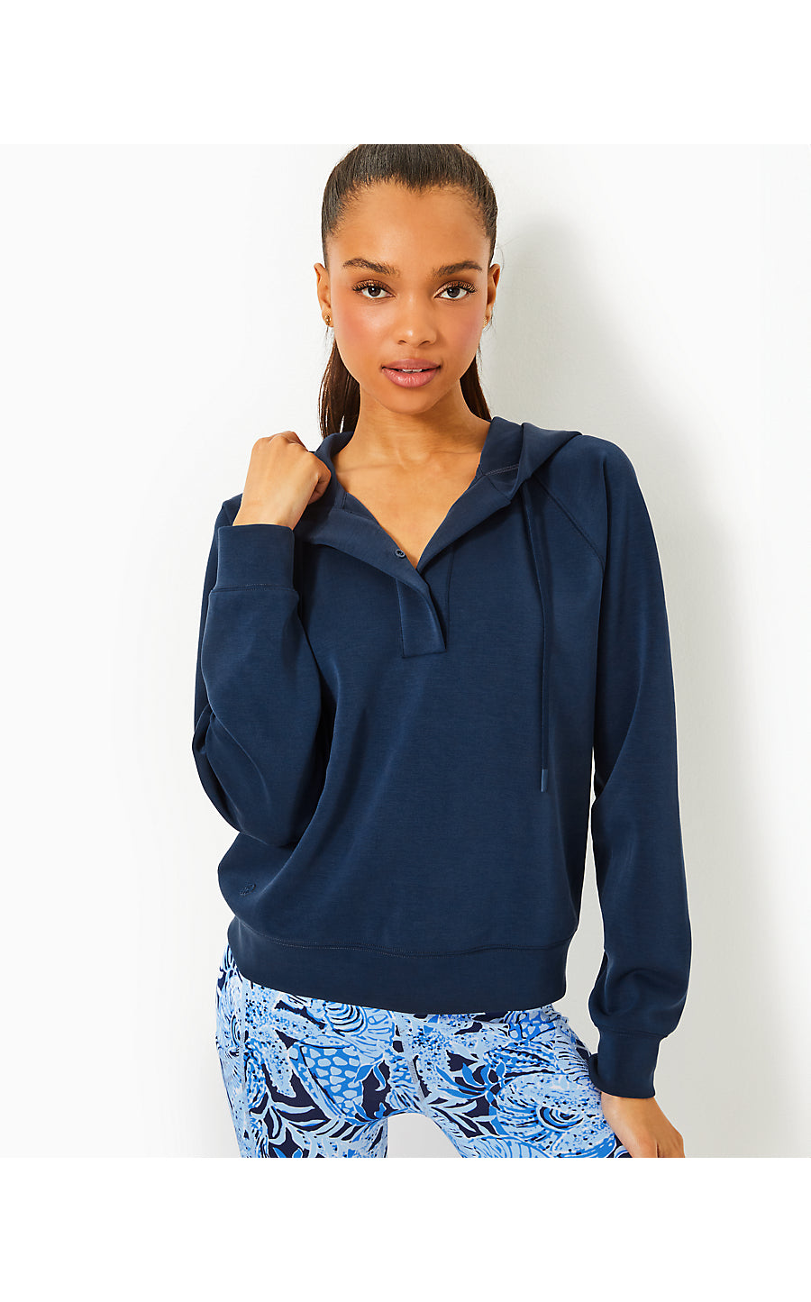 KENDY UPF 50+ PULLOVER - LOW TIDE NAVY