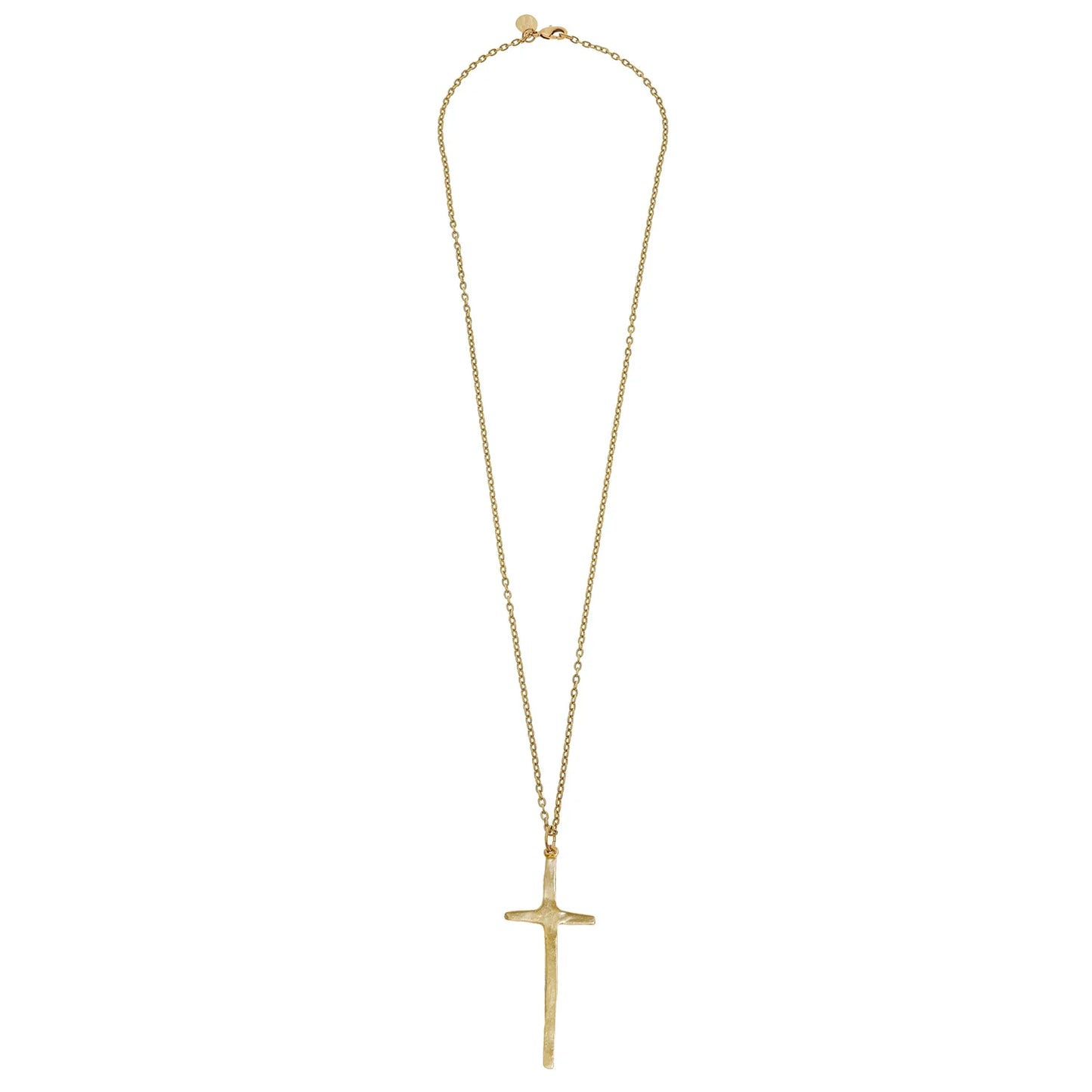 LONG TALL CROSS NECKLACE