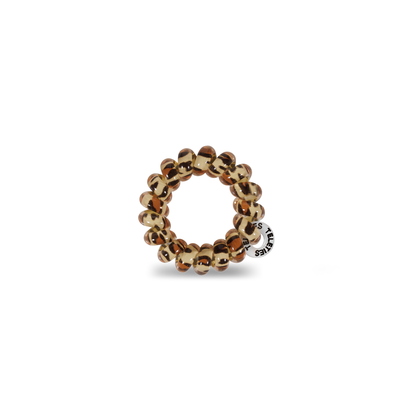 TELETIES - Spiral Hair Coils | Tiny | Leopard Hair Ties