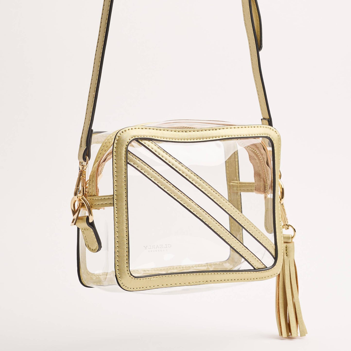 Clearly Handbags - The Cline in Gold 