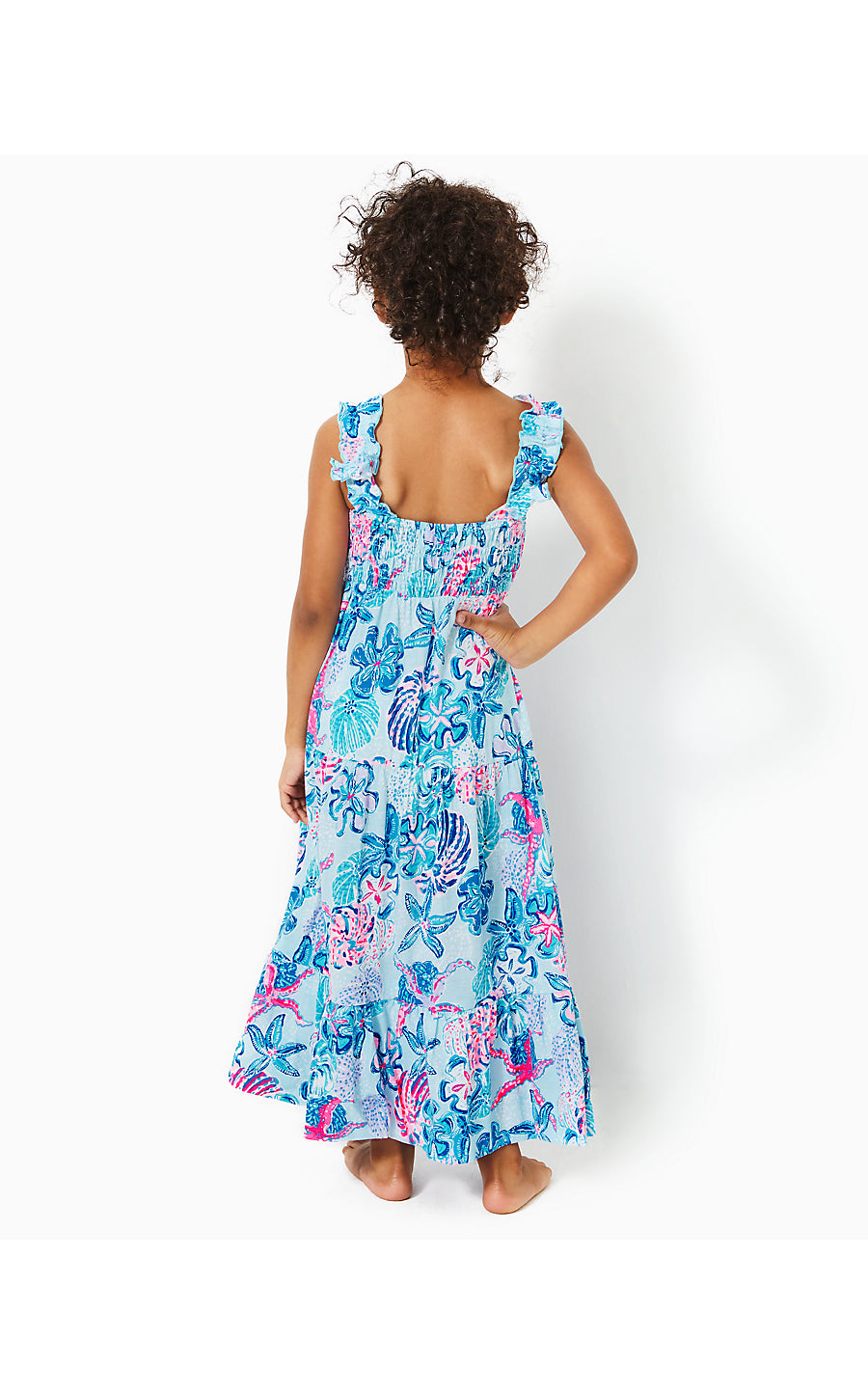 MINI HADLY MAXI DRESS - MULTI - BAHAMAS BEACHCOMBER