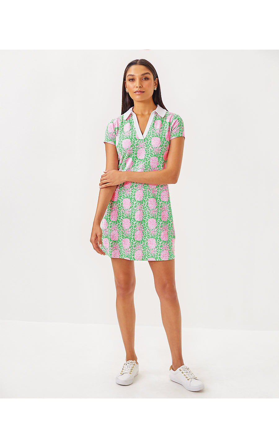 CAYO COSTA DRESS UPF 50+ - FAUNA GREEN - PARTY LIKE A PINEAPPLE