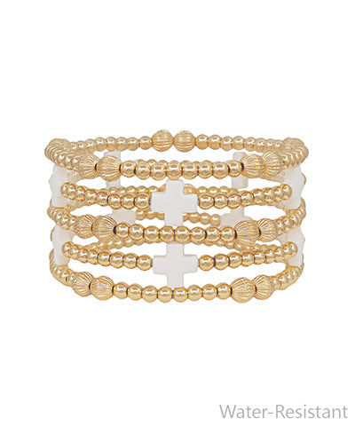 5 Set Color Cross Bracelets