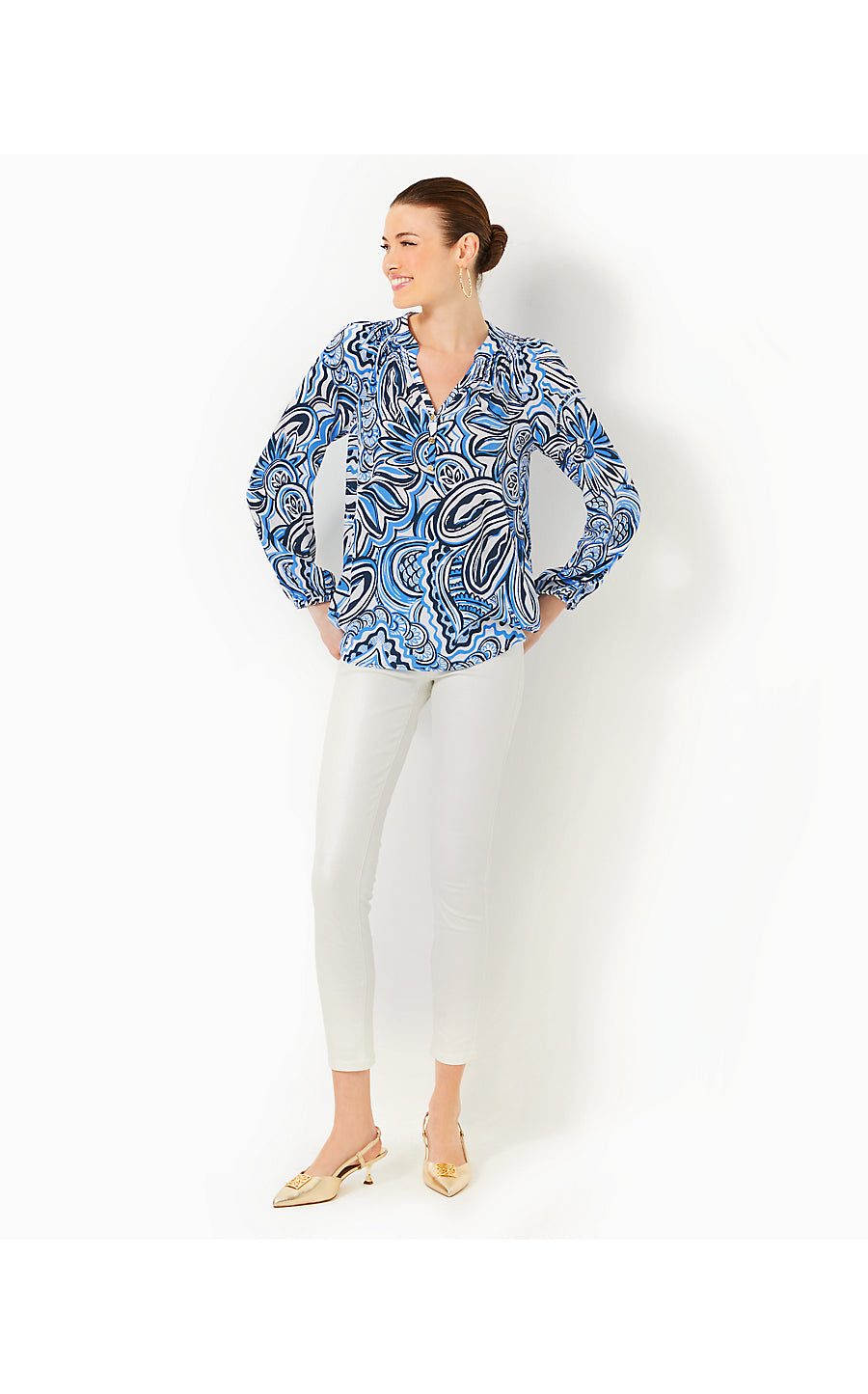 ELSA TOP - RESORT WHITE - GIVE IT A WHIRL