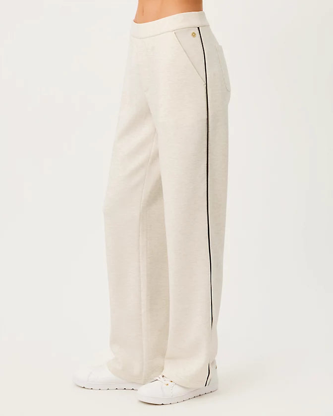 NASSAU LOUNGE PANT UPF 50 - HEATHERED COCONUT