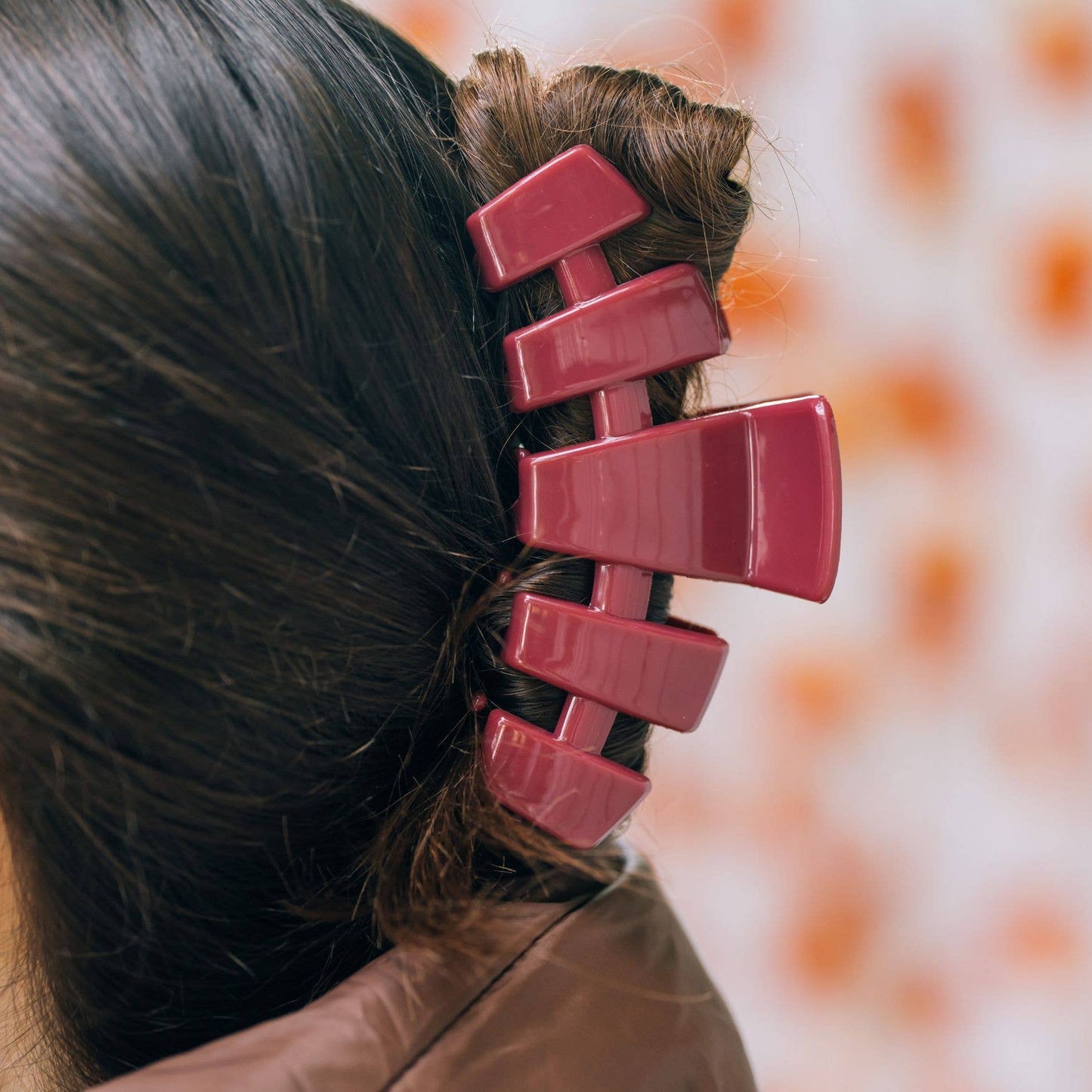 TELETIES - Classic Hair Clip | Large | Wild Side