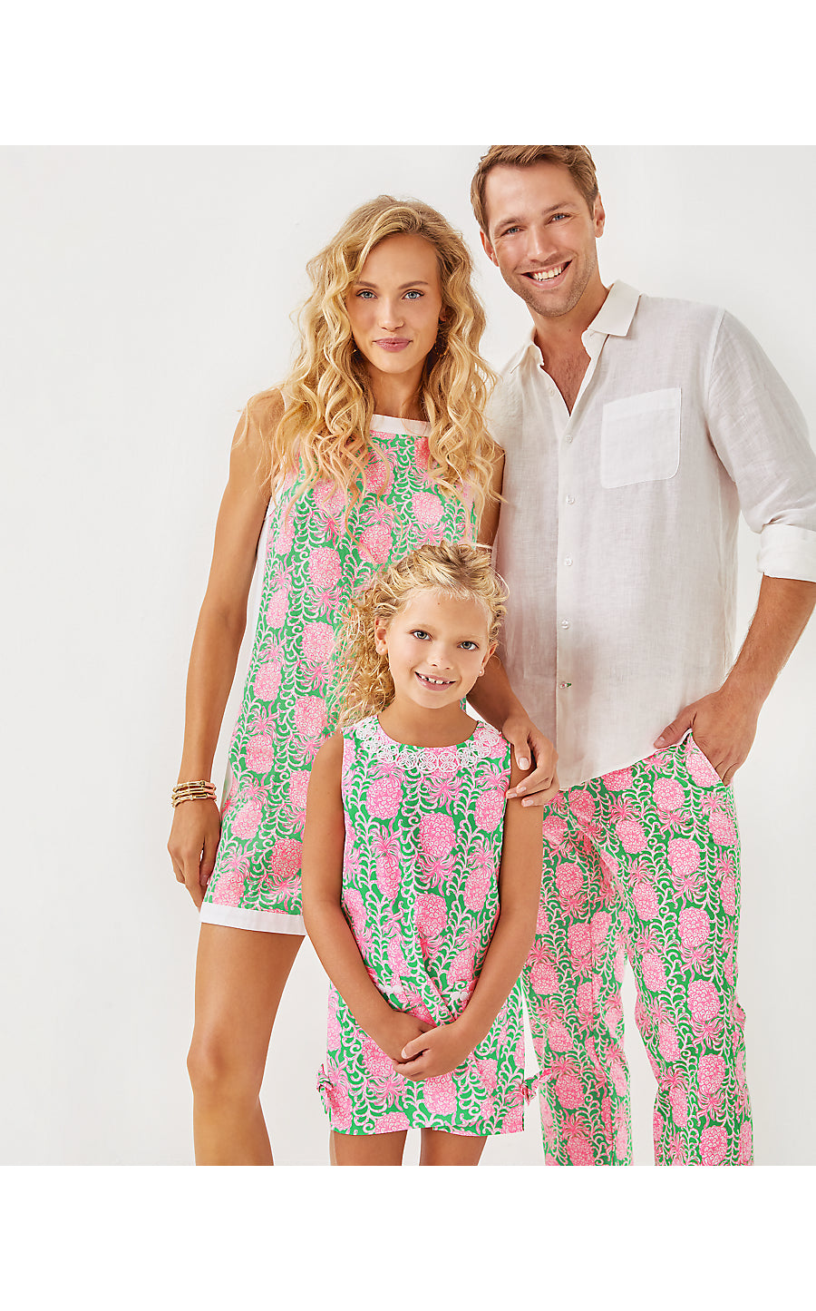 LITTLE LILLY CLASSIC SHIF - FAUNA GREEN - PARTY LIKE A PINEAPPLE