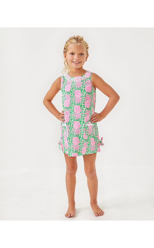 LITTLE LILLY CLASSIC SHIF - FAUNA GREEN - PARTY LIKE A PINEAPPLE