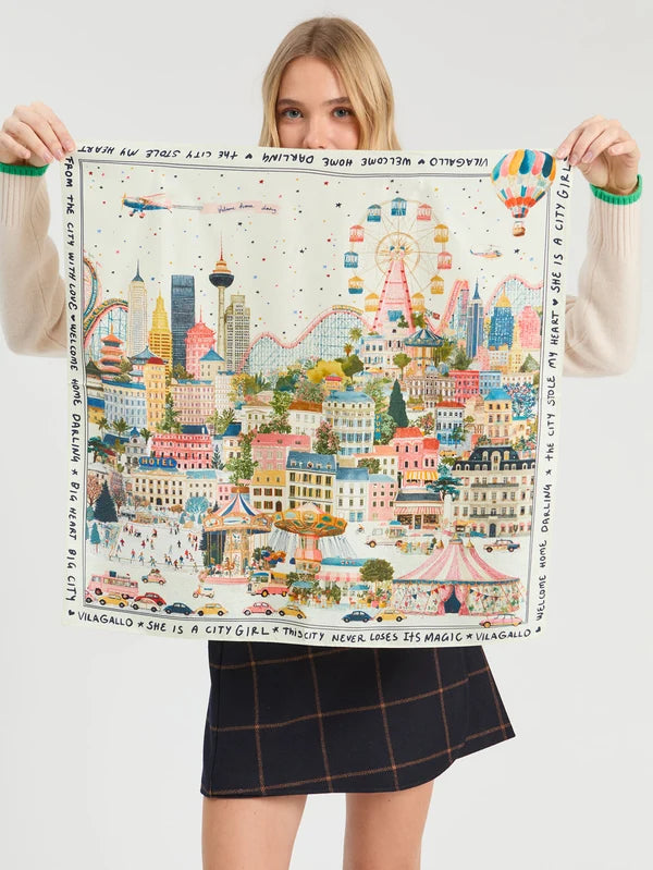 Silk Scarf - City Silk