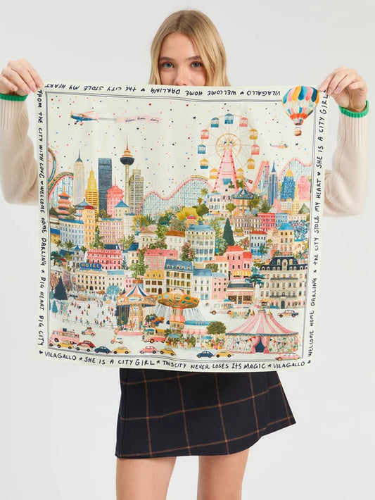 Silk Scarf - City Silk