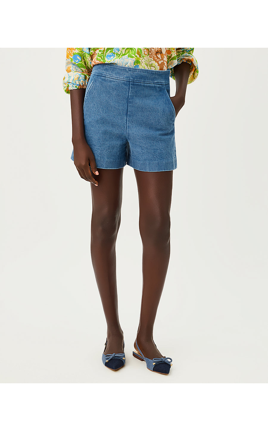 SARISSA STRETCH DENIM SHO - SYMPEONY WASH