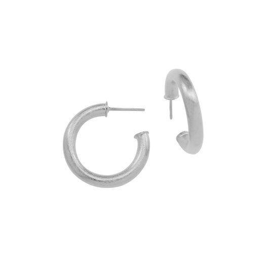 Betty Carre - YAEL HOOP EARRINGS: Silver