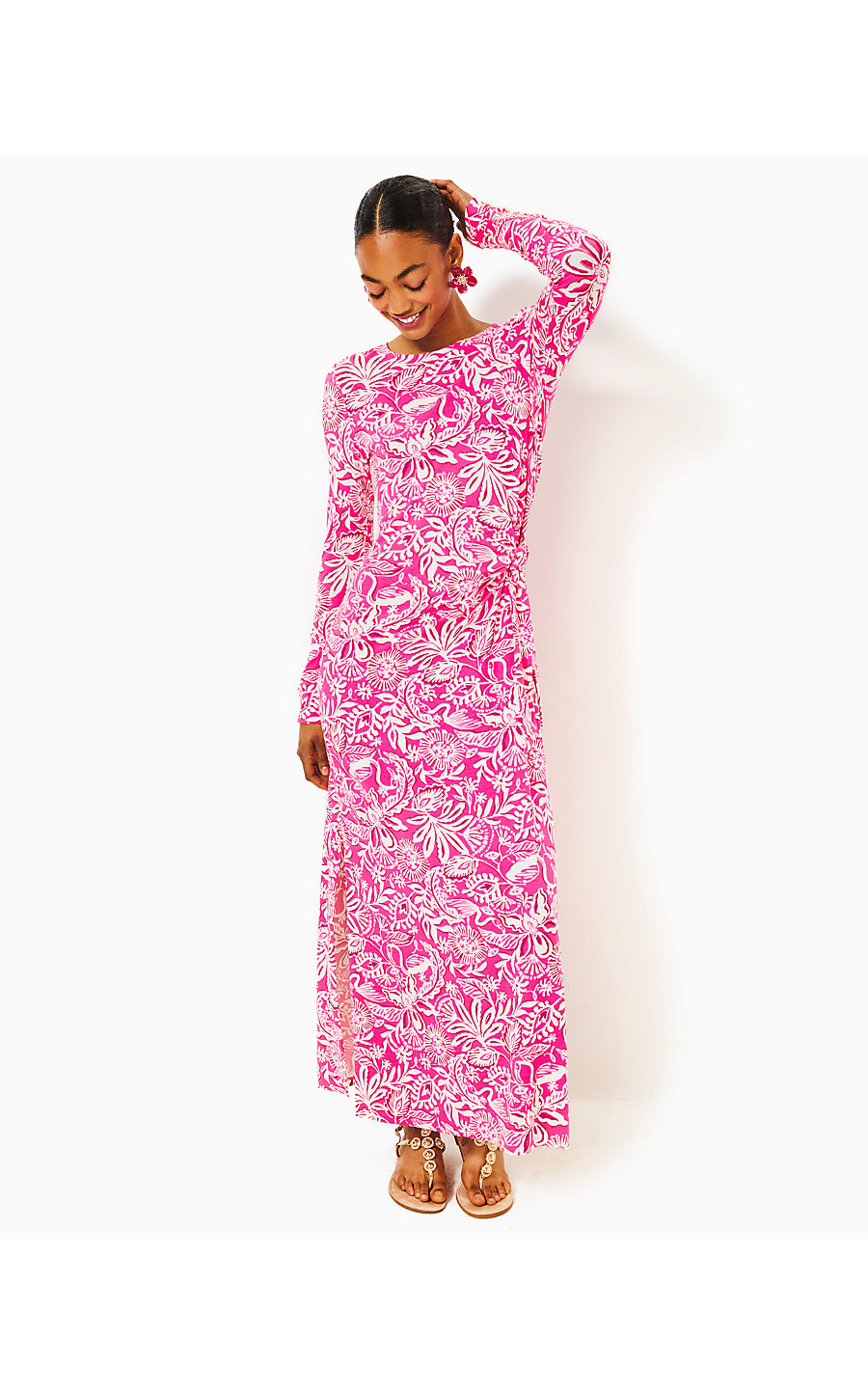 BRYSON DRESS- PASSION FRUIT PINK - ABSOLUTELY FLAMAZING