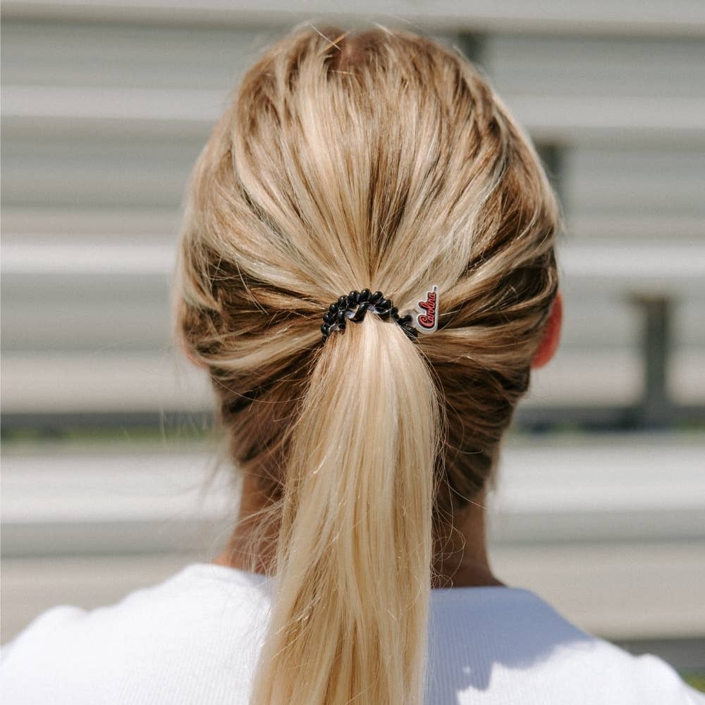 TELETIES - Spiral Hair Coils | Small | Go Cocks! Hair Ties