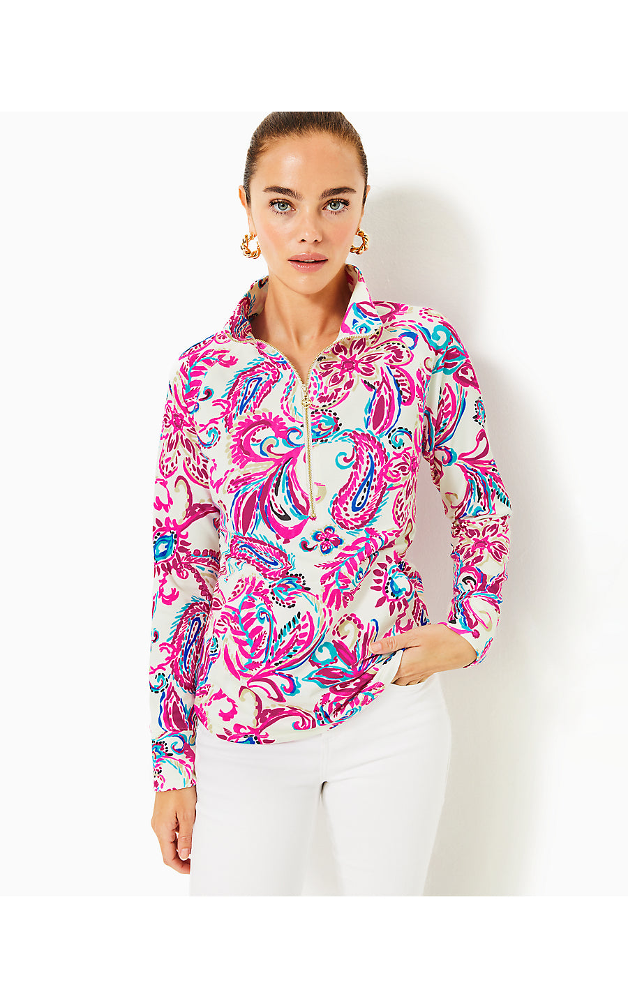 UPF 50+ SKIPPER POPOVER - COCONUT - FLITTING ABOUT