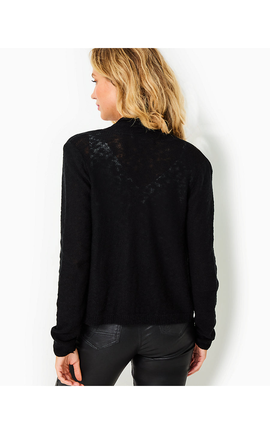 FARETTA CARDIGAN - BLACK