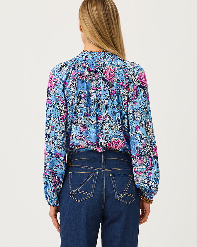 ELSA TOP - MULTI - PAISLEY PARADE