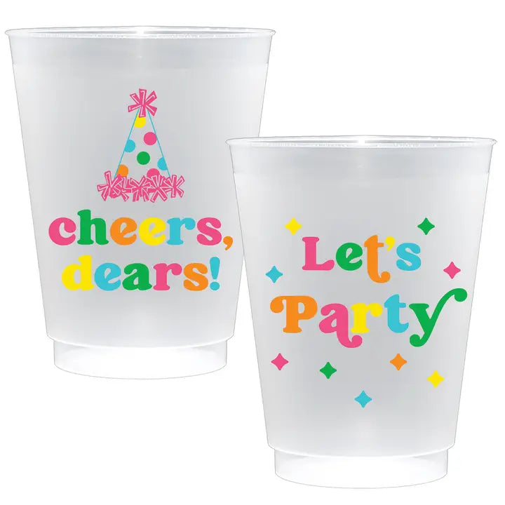 CHEERS, DEARS CELEBRATION SHATTERPROOF CUPS