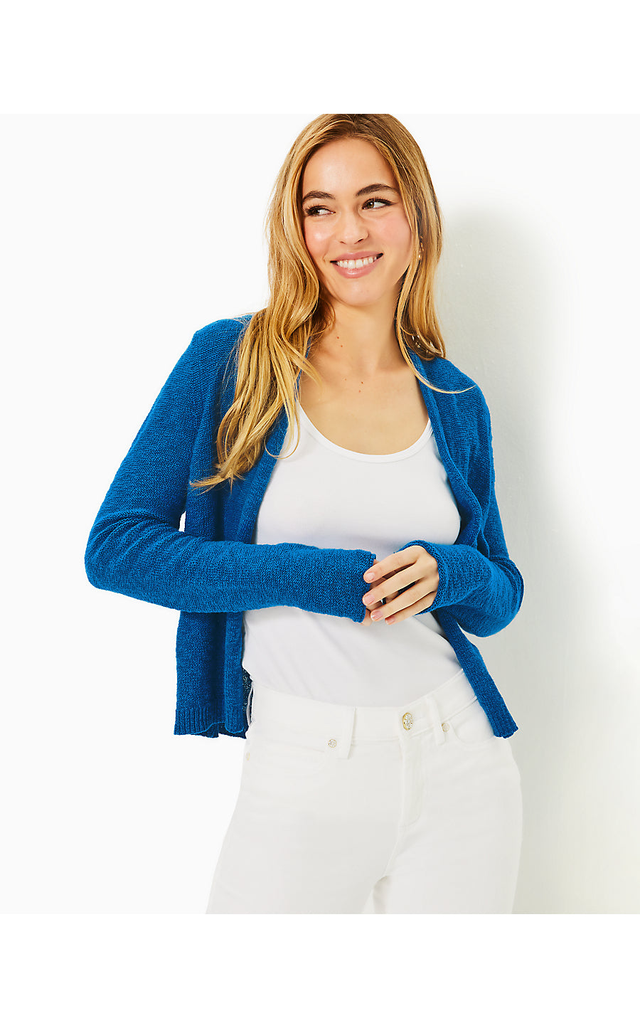 FARETTA CARDIGAN - BARTON BLUE