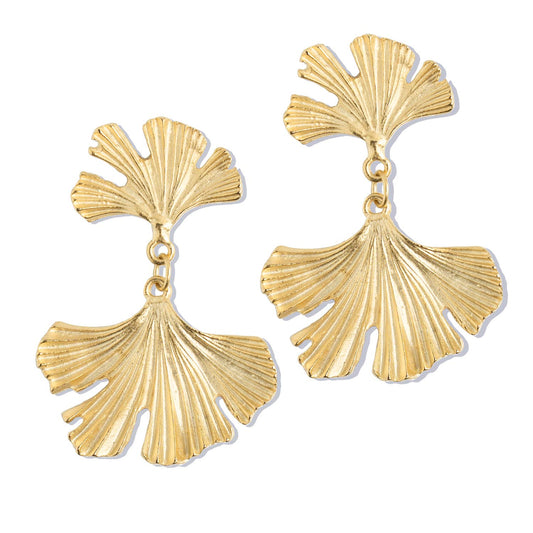 Susan Shaw - Ginkgo Earrings
