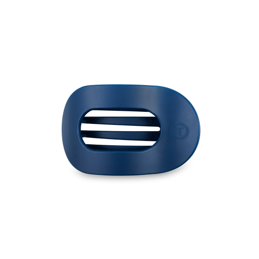 TELETIES - Round Flat Hair Clip | Small | Midnight Rain