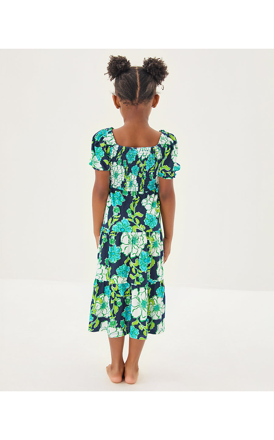MINI JILLY SLEEVED MIDI D - LOW TIDE NAVY - GO BIG