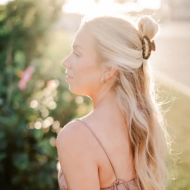 Open Hair Clip | Small | Tortoise