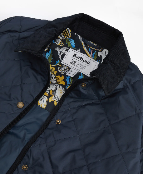 ISABELLA QUILTED JACKET - NAVY