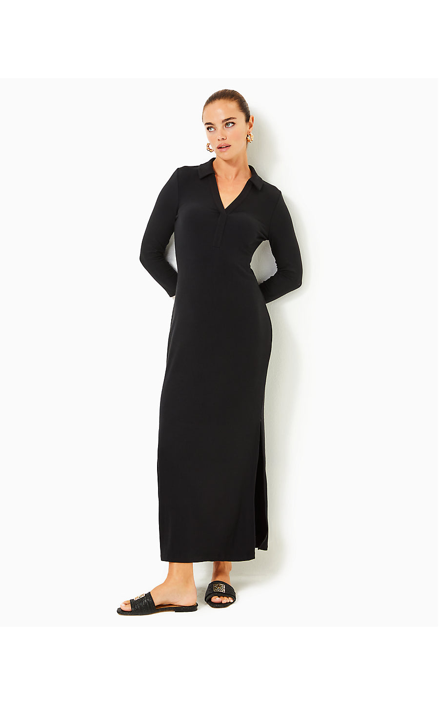 OLLIE MAXI DRESS - NOIR