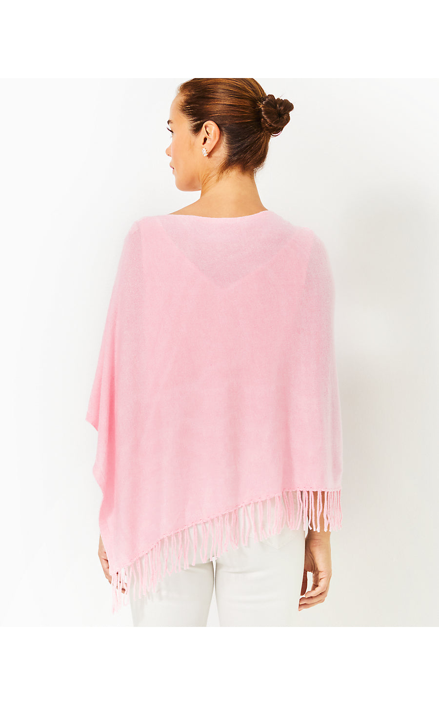 GATO PONCHO - HEATHERED CONCH SHELL PINK