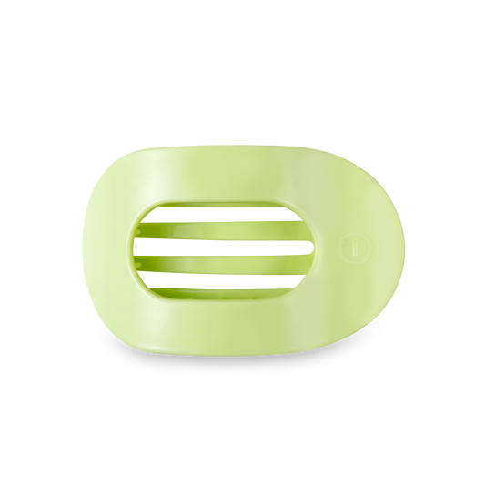 TELETIES - Round Flat Hair Clip | Med. | Aloe, There!