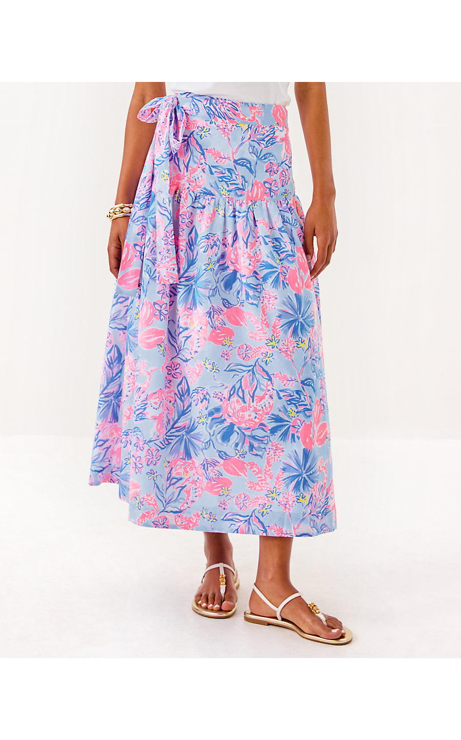 CORINA MIDI SKIRT - MULTI - ELEPHANT SPLASH