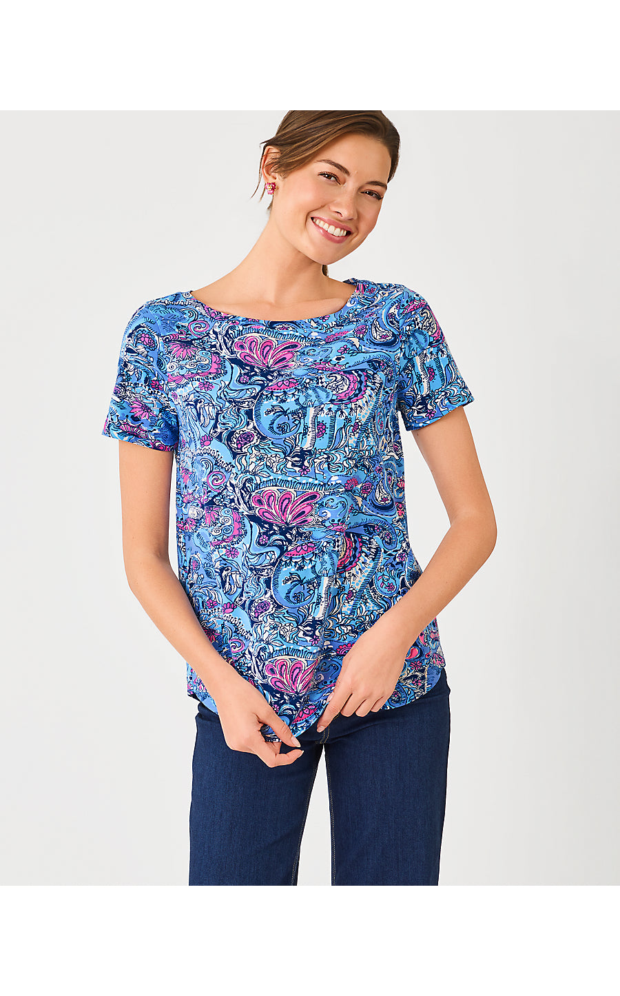 KEY WEST TOP - MULTI - PAISLEY PARADE