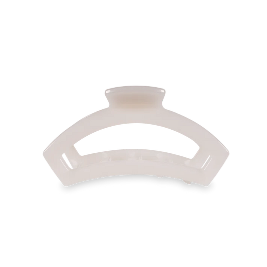 OPEN COCONUT WHITE SMALL CLAW HAIR CLIP