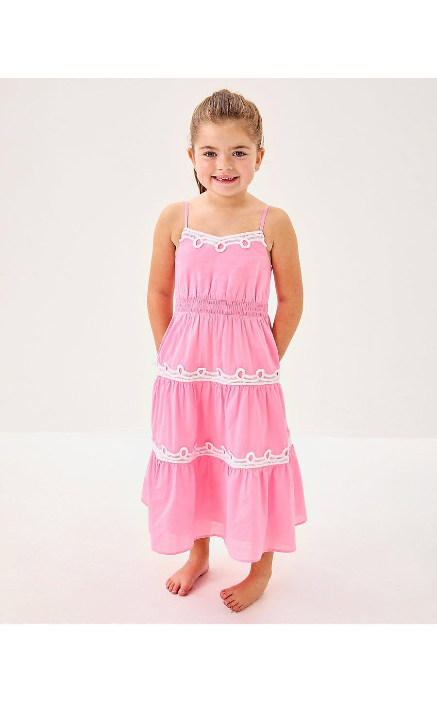 MINI ZANNA MIDI DRESS - CONCH SHELL PINK